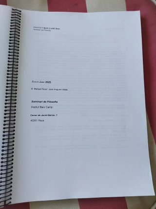 Historia de la filosofía institud baix camp 2 de