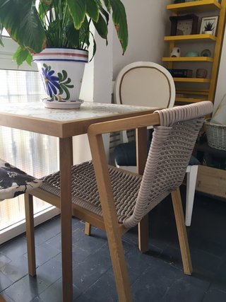 Silla sin cojin de aluminio gaia
