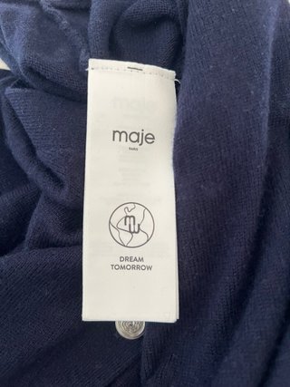Abito lungo in lana Maje da donna taglia 36, S