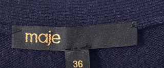 Abito lungo in lana Maje da donna taglia 36, S