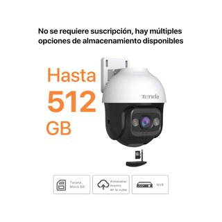 Tenda Cámara Vigilancia WiFi Exterior CH3 V2.0