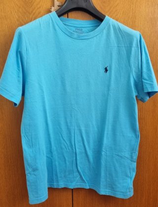 Camiseta Polo Ralph Lauren azul talla L niño