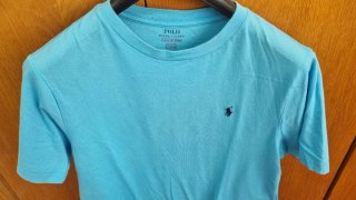 Camiseta Polo Ralph Lauren azul talla L niño