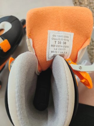 Patines Molto Roller Naranja/Negro