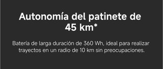 Patinete Eléctrico Xiaomi Scooter Elite