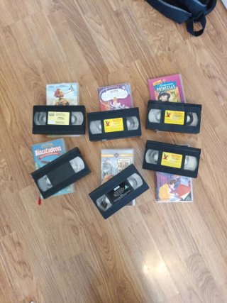 Lote 6 cintas VHS Disney, Narnia y Cuentos