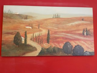 Cuadro paisaje toscano