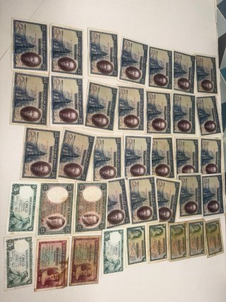 Lote 110 Billetes Banco de España Pesetas