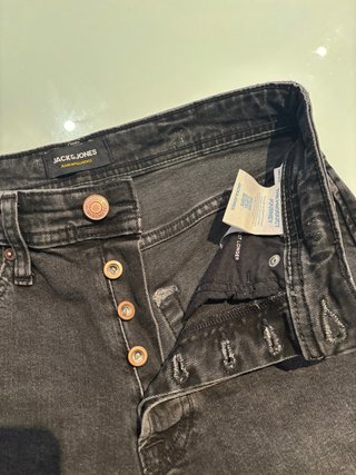 Pantalón corto vaquero negro Jack & Jones
