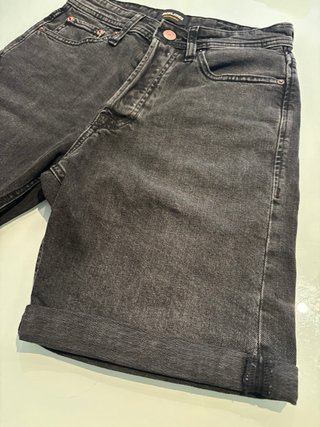 Pantalón corto vaquero negro Jack & Jones
