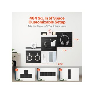 VEVOR kit organizador tablero perforado modular