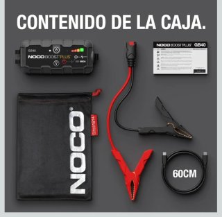 NOCO Boost GB40: Arrancador de Batería de Litio