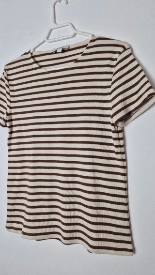 T-shirt riscas COS mulher