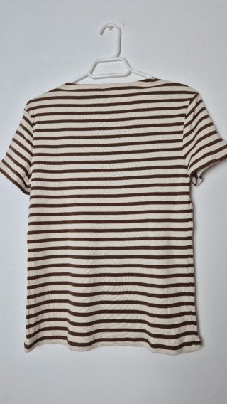 T-shirt riscas COS mulher