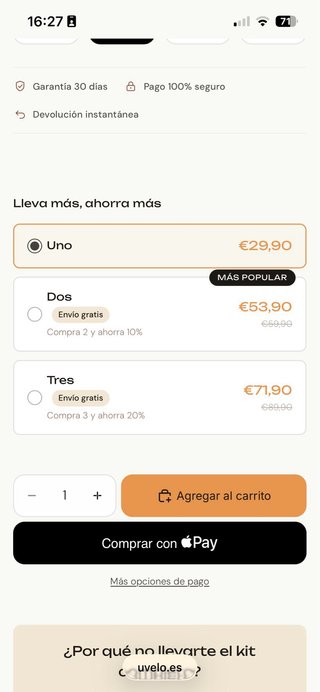 Tienda online y dominio hechos.