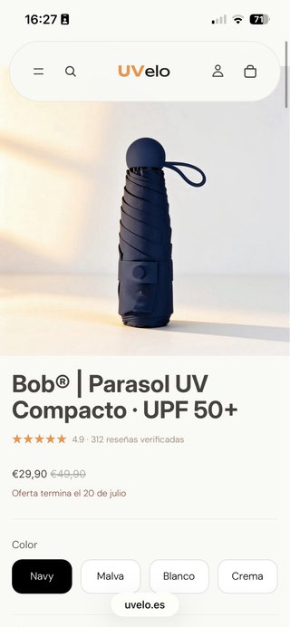 Tienda online y dominio hechos.