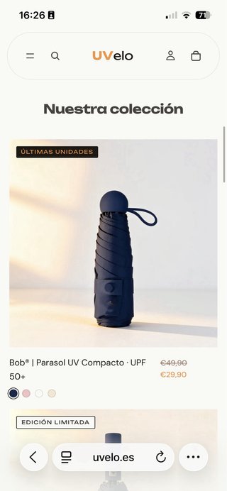 Tienda online y dominio hechos.