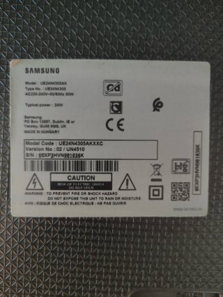 Tv samsung ue24n4305ak 24"Smart tv