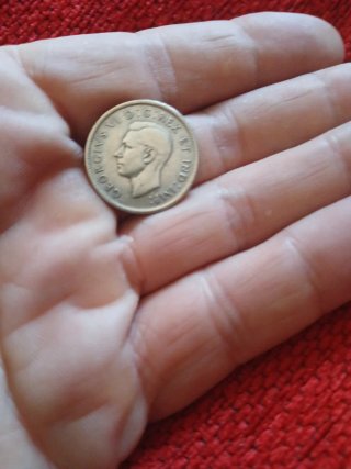Canadá 25 cent 1939. Plata