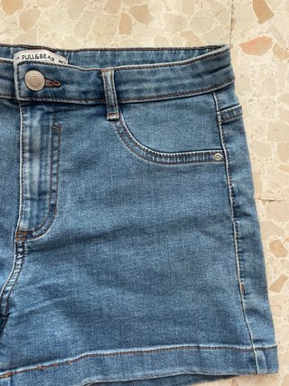 Pantalón corto elástico Pull and Bear