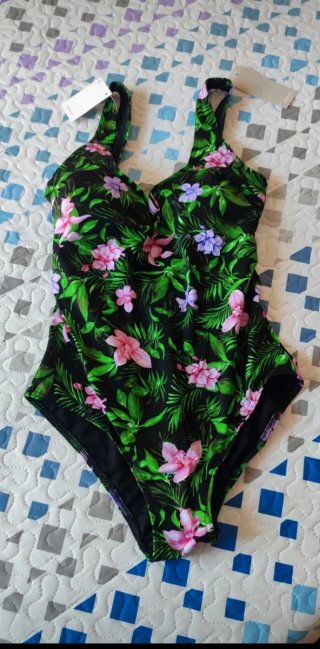 Bañador Damart Talla 38 Estampado Floral