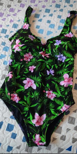 Bañador Damart Talla 38 Estampado Floral
