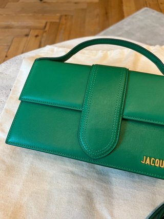 Borsa Jacquemus Bambino Verde Lucido Nuova