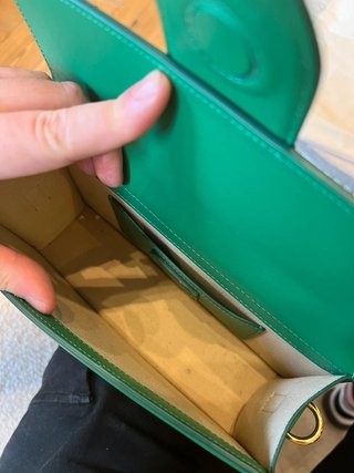 Borsa Jacquemus Bambino Verde Lucido Nuova