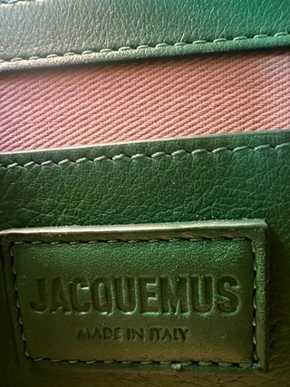Borsa Jacquemus Bambino Verde Lucido Nuova