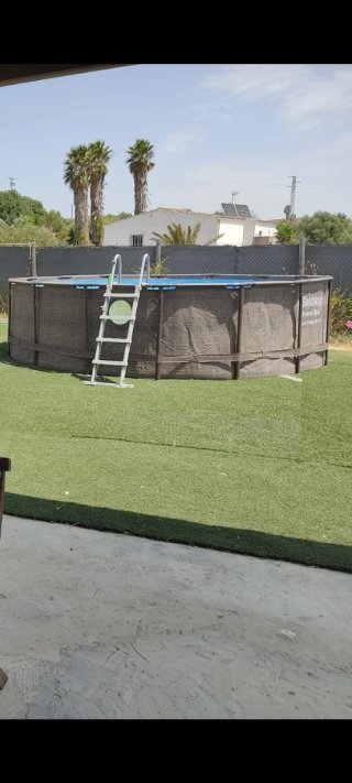 Piscina Bestway Estructura Marrón