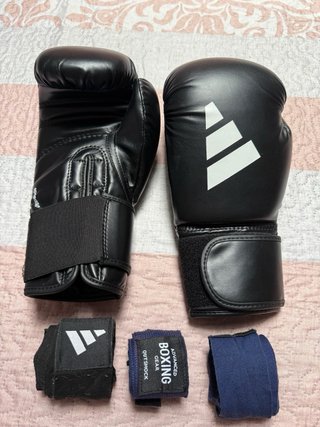 Guantes Boxeo Adidas Negros