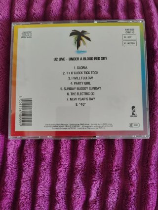 CD U2 Live Under a Blood Red Sky