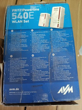 FRITZ!Powerline 540E WLAN Extensor de red