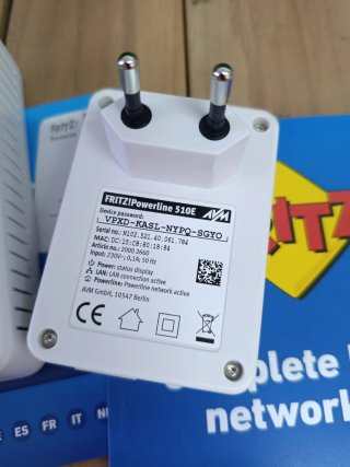 FRITZ!Powerline 540E WLAN Extensor de red