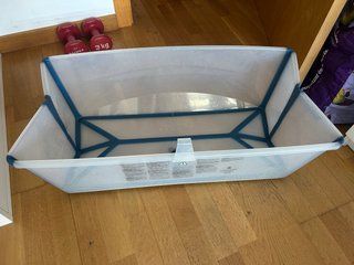 Bañera Stokke Flexi Bath XL y tamaño recien nacido