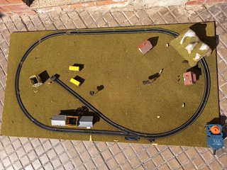 Maqueta tren eléctrico vintage