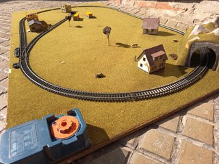 Maqueta tren eléctrico vintage