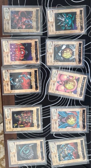 Carte Bandai Yugioh 1998/1999 Originali