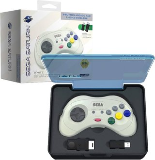 Mando Sega Saturn 8-Botones Inalámbrico 2.4Ghz V2