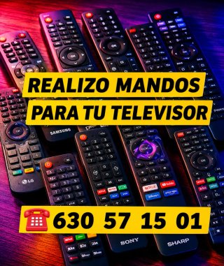Mandos a distancia realizo todas marcas