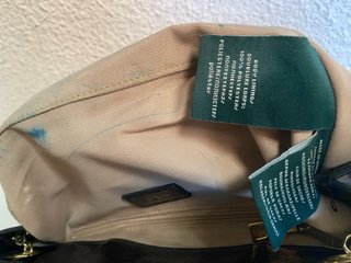 Bolso Hombro Piel Ralph Lauren Negro original 100%