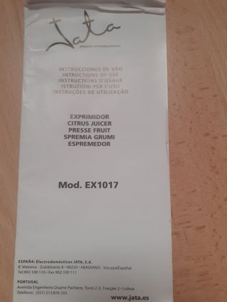 Exprimidor Jata Profesional