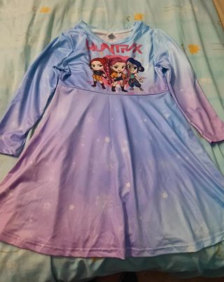 Vestido guerreras  Kpop 7-8 años