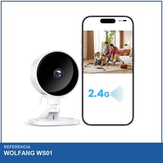 WOLFANG WS01 cámara vigilancia interior IA