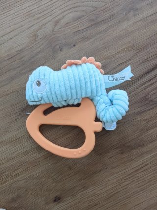 Sonajero Bebé Dinosaurio Azul Chicco