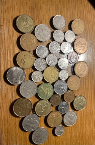 Monedas de Bélgica Variadas