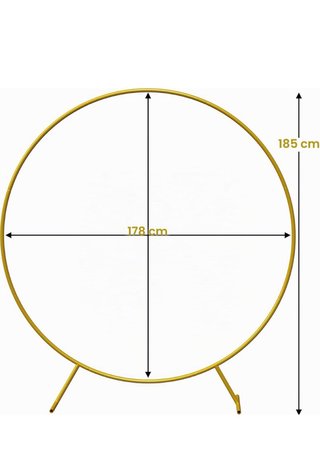 Archi in Metallo e Tavoli Oro