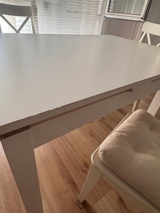 Conjunto comedor: mesa extensible y sillas