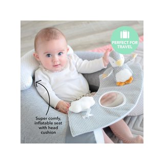 Nuby Little Penguin Sit-Me-Up cojín hinchable