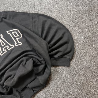Sudadera GAP Oversize Y2K Vintage Negra